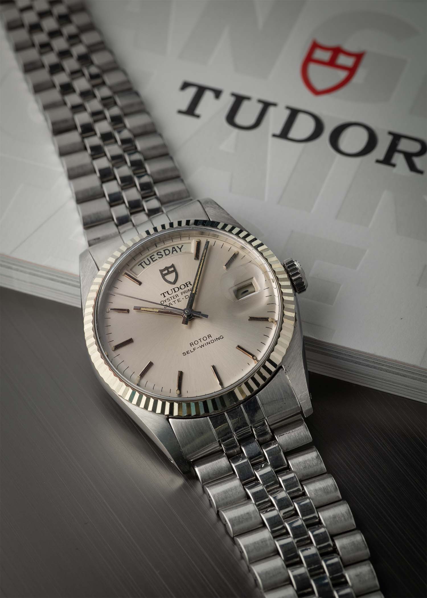 Tudor Oyster Prince Date + Day for sale